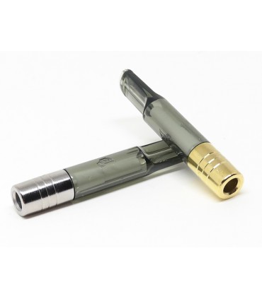 Πιπάκι τσιγάρου του παππού METAL MAGIC 42902-375 με 2 ΜΕΤΑΛΛΙΚΑ ΣΤΟΜΙΑ SLIM 21 πίπες