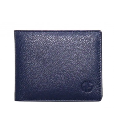 ALPHA STATUS 10114-0 RFID NAVY BLUE ΔΕΡΜΑΤΙΝΟ ΠΟΡΤΟΦΟΛΙ