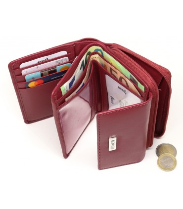 MENTZO L201 ΜΠΟΡΝΤΟ RFID CALYPSO ΔΕΡΜΑΤΙΝΟ ΠΟΡΤΟΦΟΛΙ