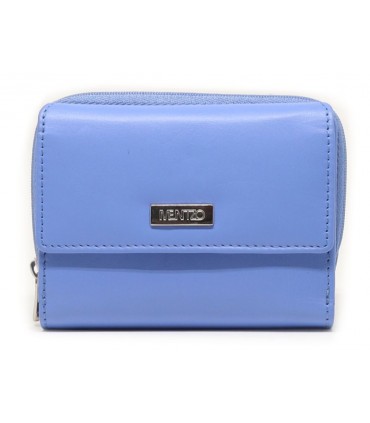 MENTZO L201 BLUE RFID CALYPSO ΔΕΡΜΑΤΙΝΟ ΠΟΡΤΟΦΟΛΙ