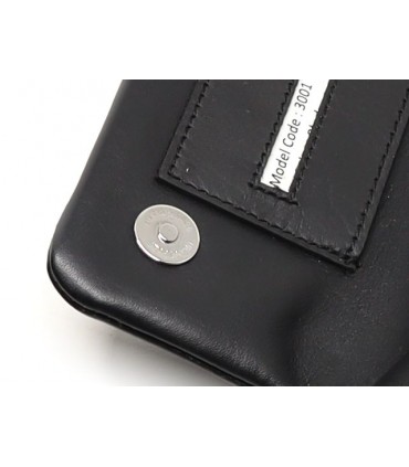 ALPHA STATUS 3001 BLACK  δερμάτινη καπνοθήκη