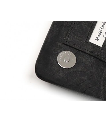 ALPHA STATUS 3000 GREY-BLACK ΑΝΑΓΛΥΦΗ δερμάτινη καπνοθήκη