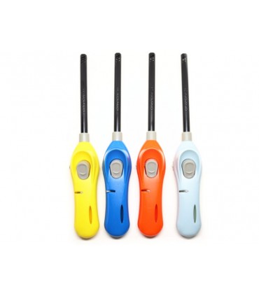 Αναπτήρας Μακρύς TSAKMAKI BBQ 1033 ΑΚΑΜΠΤΟΣ 26cm σε διάφορα χρώματα (κουτί των 20τεμ)