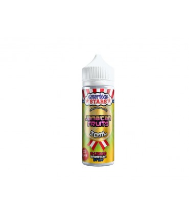 American Stars JAMAICAN FRUITS Shake and Vape 30ml / 120ml (Amaretto,ανανάς και ροδάκινα)