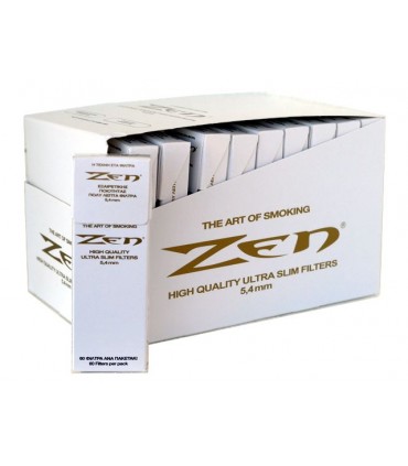 Φιλτράκια ZEN ΑΣΠΡΟ 60 Extra Slim 5.4mm (κουτί με 30 πακετάκια)