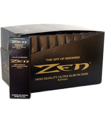 Φιλτράκια ZEN BLACK 60 Extra Slim 5.4mm (κουτί με 30 πακετάκια)