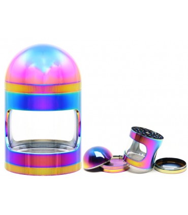 Τρίφτης καπνού ATOMIC Metal Grinder Rainbow Aluminium 5 parts 63mm 212561