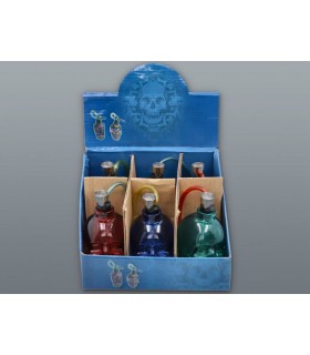 Νερόπιπα MADO GLASS WATER PIPE 665-4224 SKULL 11cm (σε διάφορα χρώματα)