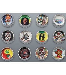 Τρίφτης καπνού MADO Metal Grinder 661-2196 - 2 parts 30mm (σε διάφορα σχέδια)