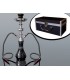 ΝΑΡΓΙΛΕΣ MADO SHISHA ΔΙΠΛΟΣ 48cm HOOKAH 2 HOSE BLACK 665-5510 ΜΑΥΡΟΣ ΜΕ ΒΑΛΙΤΣΑΚΙ