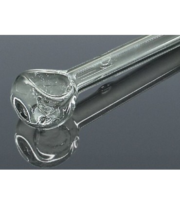OIL PIPE 665-0222 ΓΥΑΛΙΝΟ ΠΙΠΑΚΙ ΓΙΑ ΛΑΔΙ GLASS BONG 13cm (vaporizer)