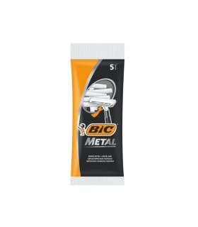 BIC METAL BLADES - Ξυραφάκια Μιας Χρήσης (Συσκ. 5 τμχ.)