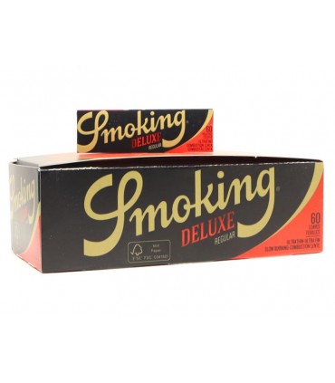 Smoking Deluxe Regular 60 Χαρτάκια Στριφτού (κουτί 50τεμ)