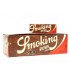 Smoking Brown Regular Ακατέργαστο 60 Χαρτάκια Στριφτού (Κουτί 50τεμ)