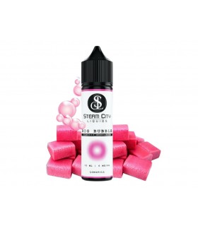 STEAM CITY BIG BUBBLE  FLAVOUR SHOT 12/60ML (τσιχλόφουσκα)