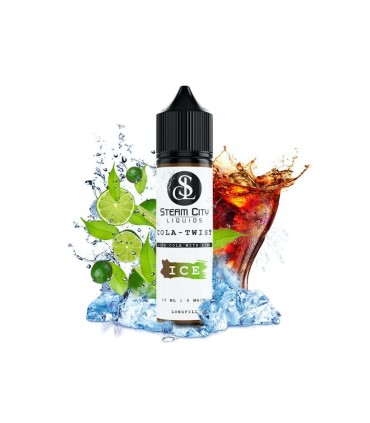 STEAM CITY COLA TWIST ICE FLAVOUR SHOT 10/60ML (αναψυκτικό με χυμό λάιμ)