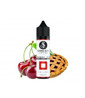 STEAM CITY CHERRY PIE FLAVOUR SHOT 12/60ML (πίτα με κεράσι)