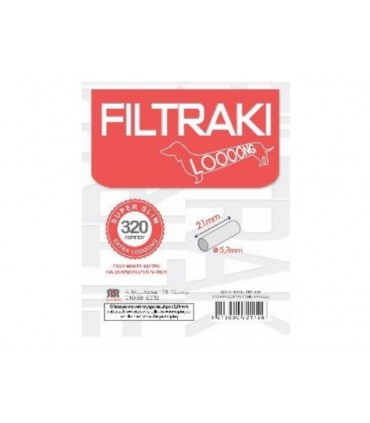 ΦΙΛΤΡΑΚΙΑ FILTRAKI 320 LONG SUPER SLIM 5.7mm ΜΑΚΡΥ φίλτρο σε μπάρες
