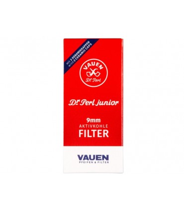 Φίλτρα Πίπας Καπνού Vauen Dr Perl 9mm Ενεργού Άνθρακα με 10 Φίλτρα - 1 Πακετάκι