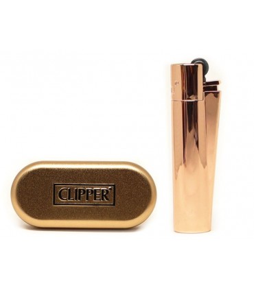 CLIPPER ROSE GOLD CMP11R METAL ΑΝΑΠΤΗΡΑΣ ΜΕ ΠΕΤΡΑ ΜΕΤΑΛΛΙΚΟΣ