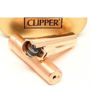 CLIPPER ROSE GOLD CMP11R METAL ΑΝΑΠΤΗΡΑΣ ΜΕ ΠΕΤΡΑ ΜΕΤΑΛΛΙΚΟΣ