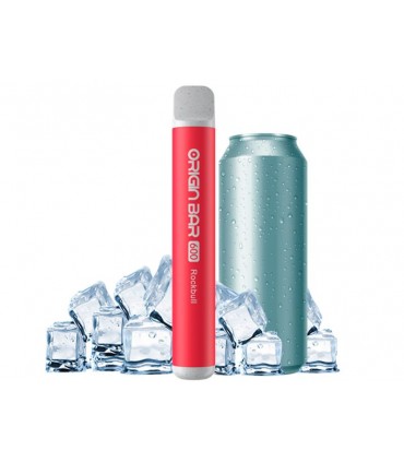 Ηλεκτρονικό τσιγάρο μιας χρήσης ORIGIN BAR 600 by ASPIRE 2ml ROCKBULL  χωρίς νικοτίνη (ενεργειακό ποτό)