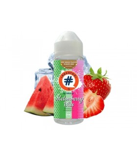 HASHTAG FLAVORSHOTS MELONBERRY BLISS Shake and Vape 24/120ML (παγωμένο καρπούζι και φράουλα)