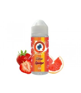 HASHTAG FLAVORSHOTS CITRUS SQUEEZE Shake and Vape 24/120ML (εσπεριδοειδή και φράουλα)