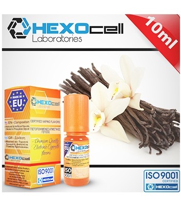 Άρωμα Hexocell VANILLA MADAGASCAR FLAVOUR 10ml (βανίλια Μαδαγασκάρης)