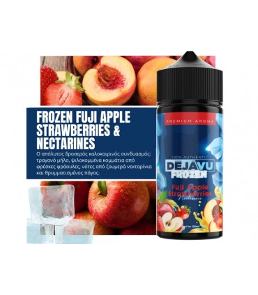 ΝΤΕΖΑΒΟΥ 100% AUTHENTIC Flavour Shot FROZEN FUJI APPLE STRAWBERRIES & NECTARINES 25ml/120ml (μέντα με μήλο,φράουλα & νεκταρίνι)
