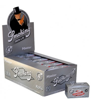 Ρολλό Smoking Master ριζόχαρτο κουτί 24τεμ 4 μέτρα