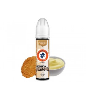 HASHTAG FLAVORSHOTS BISCOTEQUE Shake and Vape 12/60ML (μπισκότο βουτύρου με κρέμα)