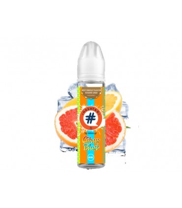 HASHTAG FLAVORSHOTS CITRUS BLAST  28 Shake and Vape 12/60ML (εσπεριδοειδή με πάγο)