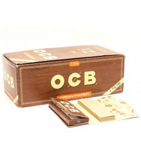 OCB VIRGIN 1 1/4 + TIPS ΜΕ ΤΖΙΒΑΝΕΣ ΑΚΑΤΕΡΓΑΣΤΑ 50 (ΚΟΥΤΙ ΤΩΝ 50ΤΕΜ)