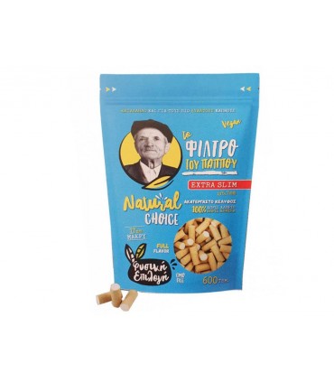 Φιλτράκια του παππού 47645 Extra Slim 600 Μακρύ 17mm Ακατέργαστα