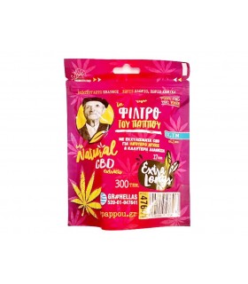 Φιλτράκια του παππού 47641 Slim 300 Natural CBD Μακρύ 17mm