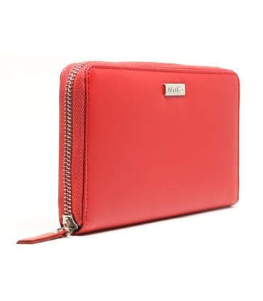 MENTZO L202 RED RFID SELENE ΔΕΡΜΑΤΙΝΟ ΠΟΡΤΟΦΟΛΙ