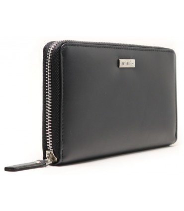 MENTZO L202 BLACK RFID SELENE ΔΕΡΜΑΤΙΝΟ ΠΟΡΤΟΦΟΛΙ