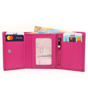 MENTZO L301 ΦΟΥΞ RFID IRIS ΔΕΡΜΑΤΙΝΟ ΠΟΡΤΟΦΟΛΙ