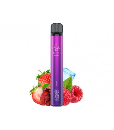 Ηλεκτρονικό τσιγάρο μιας χρήσης ELF BAR EB 600V2 STRAWBERRY RASPBERRY CHERRY ICE 20mg (φράουλα, βατόμουρο, κεράσι και πάγο) 2ml