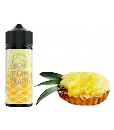STEAMTRAIN Flavour Shot EXPRESS 24ml / 120ml (τάρτα με ανανά και αχλάδι)