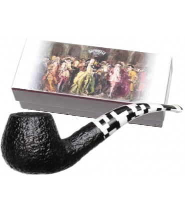 SAVINELLI PULCINELLA 645 RUSTIC KS 9mm πίπα καπνού (P415ZNR-9)