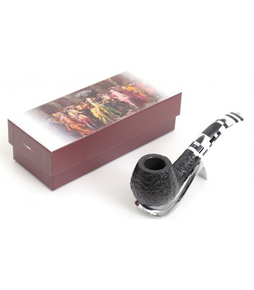 SAVINELLI PULCINELLA 645 RUSTIC KS 9mm πίπα καπνού (P415ZNR-9)