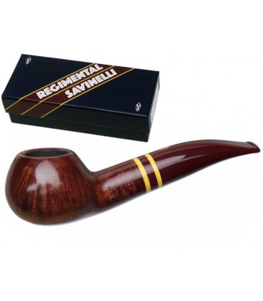 SAVINELLI REGIMENTAL 321 9mm SMOOTH BURGUNDY πίπα καπνού ημίκυρτη