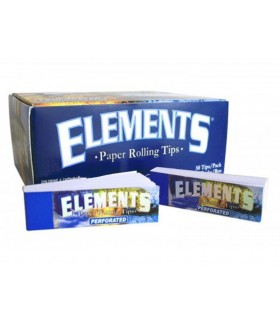 Τζιβάνες Elements Perforated Rolling Tips Διάτρητες με 50 φύλλα - 50 Πακετάκια