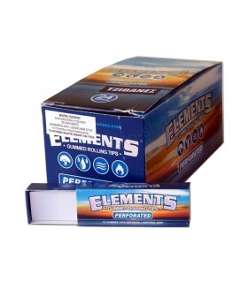 Τζιβάνες Elements Gummed Rolling Tips Perforated  Διάτρητες με κόλλα με 33 φύλλα - 24 Πακετάκια