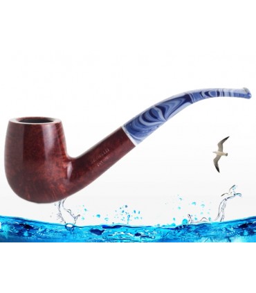 SAVINELLI OCEANO 606 KS SMOOTH BURGUNDY 9mm πίπα καπνού κυρτή