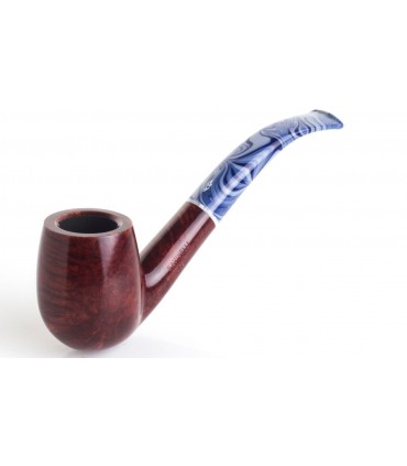 SAVINELLI OCEANO 606 KS SMOOTH BURGUNDY 9mm πίπα καπνού κυρτή