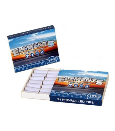 Τζιβάνες Elements Pre Rolled Tips Προτυλιγμένες με 21 Τεμάχια - 1 Πακετάκι