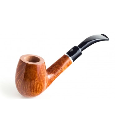 SAVINELLI OTELLO 670 SMOOTH NATURAL 9mm πίπα καπνού κυρτή